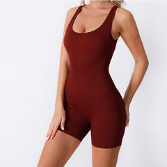 Round Neck Low Back Bodysuit