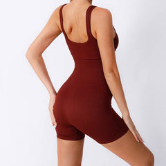 Round Neck Low Back Bodysuit