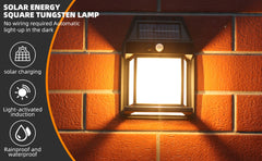 Solar LED Courtyard Lamp with Motion Sensors