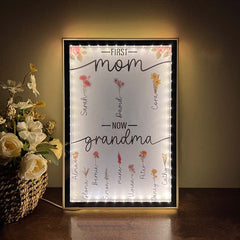 50% OFF✨First Mom Now Grandma-Led Mirror for Mother's Day