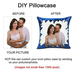 Custom Reversible Pillow cover-Gift for Mother/Lover/Children/Friend/Pet