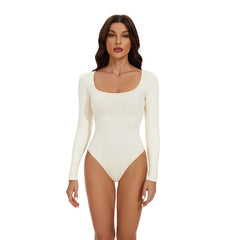 Long Sleeve Thong Bodysuit