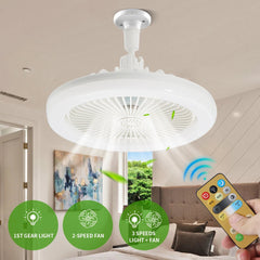 Rotating Led Fan Light