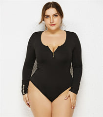 Seamless Long Sleeve Oversize Bodysuit