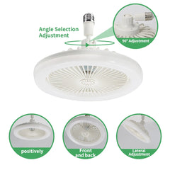 Rotating Led Fan Light