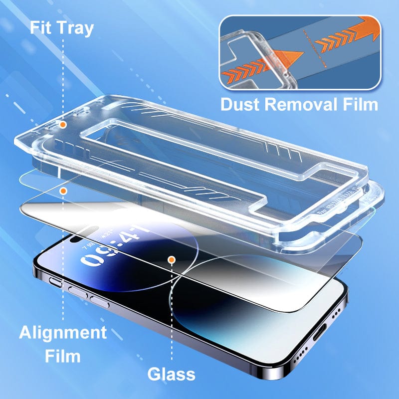 DreamMotto™ Electronics & Accessories 💥Limited time 50% off🔥 iPhone Tempered Anti-Peeking Screen Protector - No Bubbles No Dust