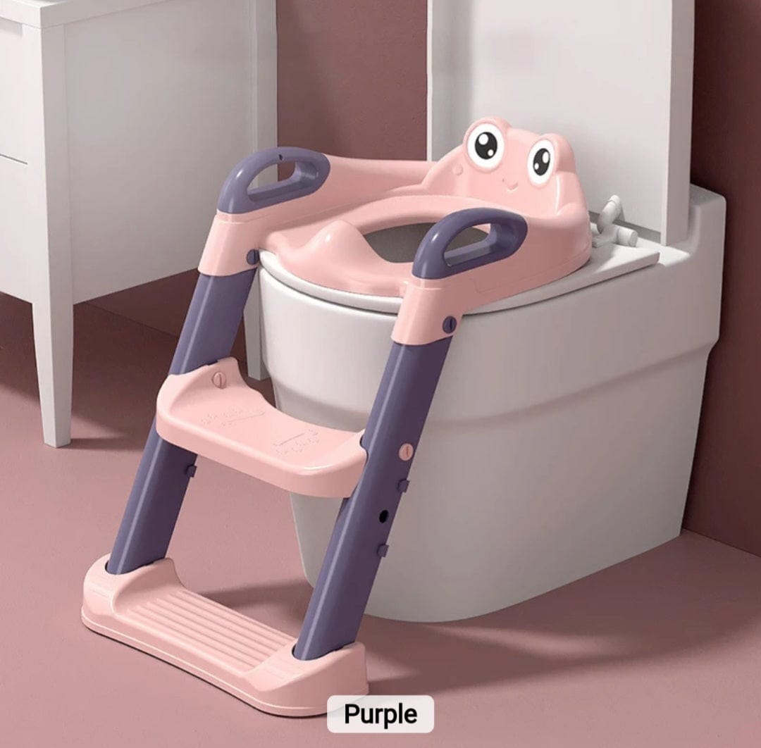 DreamMotto™ Toddlers Potty Training Toilet Seat Step Stool Ladder Adjustable Height for Kids.... Child Toilet Seat