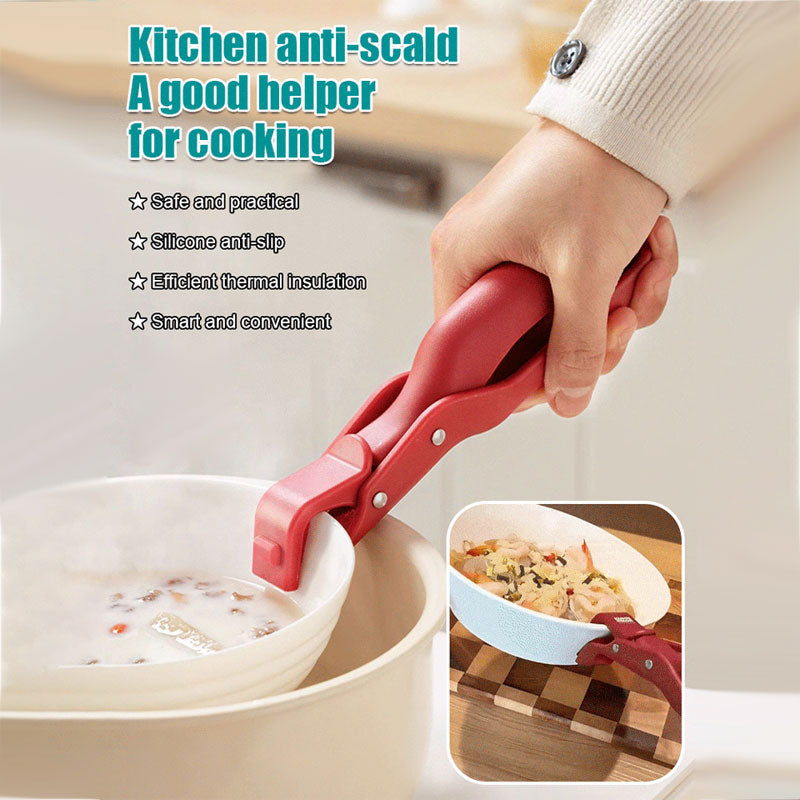 Multi-functional Anti-Scald Bowl Holder Clip for Kitchen