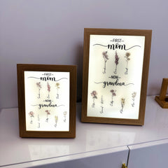 ulovis Picture Frame Light Box First Mom Now Grandma - Personalized LED Light Box